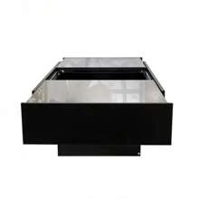 Coffee Table With Sliding Tabletop/ Coffee Table With Hidden Storage Compartment/Extendable Table For Living Room /Top Extends To 57.09 Inches/Suitable For Living Room, Office - 黑色 - 查看 9