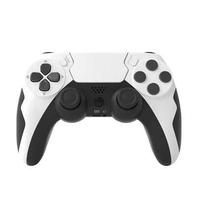  GAMINJA P48 Wireless Gamepad, Compatible With PS4/PS4 Slim/PS4 Pro/PC, Dual Vibration, Speaker, 6-Axis Gyroscope, Headphone Jack, Touchpad And LED Lights
