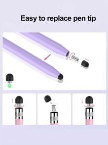 1 支通用合金双头渐变电容式触控笔兼容 iPad 手机平板电脑触控笔 - 彩色 - 查看 5