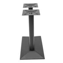 Sturdy Black Double-Leg Table Base 40x70cm (15.75x27.56 Inches), 72cm Height – With Adjustable Leveling Feet And 8 Screw Holes, High Load Capacity For Restaurants/Bistros/Private Households, Easy Assembly - Black - View 11