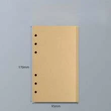 A6 Refill Paper, 6-Hole Loose Leaf Paper, Notebook Refill 6-Ring Binder, Planner Diary Sketch Personal Organizer Budget Planner Back To School
