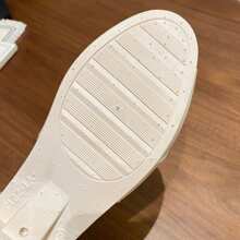 2025 露趾软底经典时尚休闲百搭一脚蹬高跟鞋 - 杏色 - 查看 3