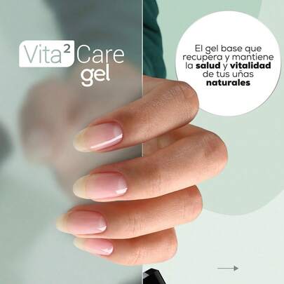 Vita2 Care Gel Organic Nails Fortalecedor De Uñas 15ml Color Transparente Con Vitamina E