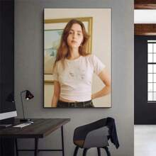 1pc Pop Charm Singer Clairo Poster Gallery Print Canvas Painting Home Decoration Living Room Frameless - Multicolor - View 16