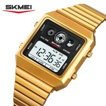 SKMEI 2450 数字显示不锈钢表带手表耐磨户外运动原装批发带热销合金表壳 - 均碼 - 查看 15