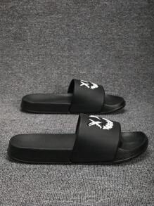 2025春夏新款超轻透气男士人字拖大码男鞋户外沙滩凉鞋防滑浴室拖鞋阿拉伯风格家居拖鞋室内外两用 - 黑色 - 查看 6