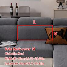 1pc Plush Jacquard Anti-Slip Sofa Seat Cushion Cover, Waterproof, Soft & Skin-Friendly, Pet-Proof, Elastic Sofa Slipcover, Suitable For L-Shaped Combination Sofa And 1/2/3/4 Seat Sofa, All Season - Dark Grey - View 14