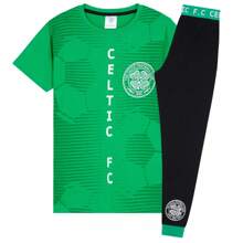 Celtic F.C. Pyjama Set Nightwear PJ Comfy Loungewear 5-14 Years Football Gift - Multicolor - View 4