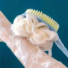 2 Stück/1 Stück ergonomischer Rückenbürste mit langem Griff, Badeschwamm-Aufsatz Duschbürste mit langem Griff, 2-in-1 Badbürste mit langem Griff, weiche multifunktionale Badbürste, doppelseitige Badbürste, Badbürste mit weichen Borsten und Massage, Peeling-Badbürste, weiche Borsten Rückenbürste mit Badeschwamm, Erwachsenen-Badbürste, Rückenbürste und Duschbürste