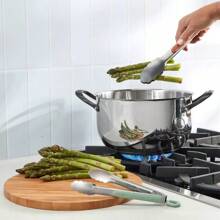 Cuisinart 2pc Tong Set: Stainless Steel Kitchen Tongs With Locking Mechanism & Grip Handle, Dishwasher-Safe - 1 - View 3