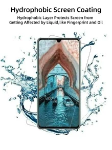 3 件超清晰钢化玻璃屏幕保护膜，适用于 Realme、OnePlus 多种型号，防刮、防指纹、表面光滑、易于安装，生日、家人、朋友的礼物手机屏幕保护膜，手机配件防水防震防摔防摔防指纹全覆盖 - 無色 - 查看 4