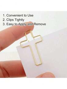 Cross Paper Clips, Bible Paper Clips, Journal Paper Clips, Bible Study Supplies, Christian Journal Supplies, Bible Journaling Supplies, Bible Clips Back To School Supplies - Multicolor - View 6