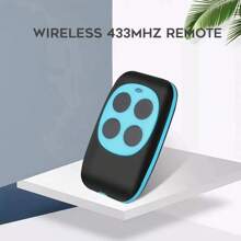 Transmisor remoto inalámbrico de 4 botones de 433Mhz para duplicar o clonar el control remoto de la puerta del garaje