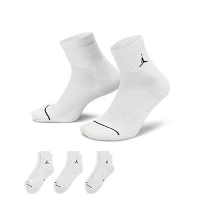 Nike 3 双男/女款 U J ED CUSH POLY 踝袜，折扣装 DX9655-100