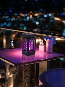 Set de 2/4 piezas Farol Solar, Luces solares exteriores IP65 a prueba de agua con llama parpadeante, decoración de Halloween, Mini luz solar colgante para jardín, patio, césped - Multicolor - Ver 11