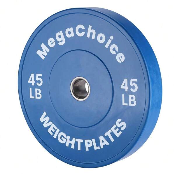 Rubber Bumper Weight Set - 2 Inch Barbell Plates For Home Gym Strength Training(1pcs)