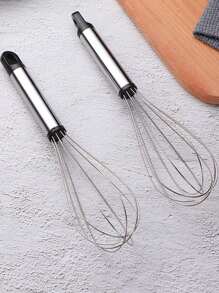 1 件/3 件手持打蛋器，家庭烘焙工具，蛋糕搅拌器，奶油搅拌器，面团搅拌器，厨房烘焙工具，小型手动手持打蛋器 - 彩色 - 查看 9