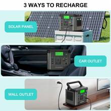 Swarey S160 UK Portable Power Station 300W Outdoor Solar Generator For Holiday RV Camping,Outdoor Adventure,Emergency - UK Plug(220-240V) - View 8