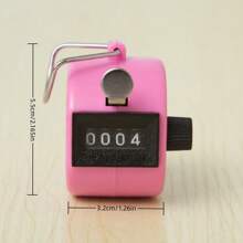 Mini Handheld Mechanical Tally Counter, Metal Manual Counting Device, Finger Counter, Suitable For Various Data Statistics, Meeting Attendance Counting, Traffic Flow, Flight Passenger Count, Laboratory Analysis, Inventory, And More - Mini - View 4