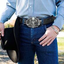 1pc Western Style Vintage Business Casual leren riem