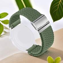 20mm Quick Release Sport Loop Band Compatible With Samsung Galaxy Watch 7 6 5 4 Band 40mm 44mm/Watch 5 Pro 45mm/Galaxy Watch 4 6 Classic Band 42mm 46mm 43mm 47mm/Watch 3 41mm/Active 2 Band,Compatible With Garmin Vivoactive 5/Active5/Venu/Venu Sq/Forerunner245/645 Watch Band,Compatible With Amazfit GTR Mini/Bip3 Pro/GTS4 Mini/Pop Pro Watch Band,Nylon Braided Strap Women Men