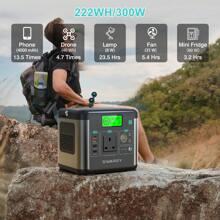 Swarey S160 UK Portable Power Station 300W Outdoor Solar Generator For Holiday RV Camping,Outdoor Adventure,Emergency - UK Plug(220-240V) - View 4