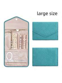 1pc Portable High-End Jewelry Storage Bag For Necklace, Earrings, Rings, Bracelets And Accessories - Multicolor Portable Jewelry Storage Bag - View 13