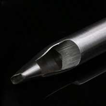 5pcs/Set Oval Leather Hole Punch Kit - Stainless Steel, 1.5-9mm, For DIY Bags, Shoes, Belts - Heavy Duty Handcraft Tool Set