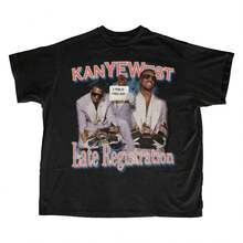 West Late Registration Graphic T-Shirt - Black - View 1
