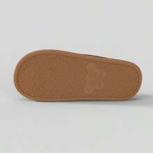 Men's Summer PVC Breathable Slide Sandals, Casual Beach Flip-Flops, Open Toe - Coffee Brown - View 7