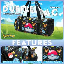 pokemon Gym Bag Pikachu Duffle Large Holdall - Multicolor - View 3