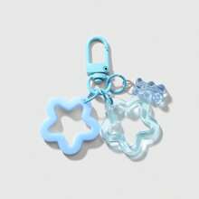 1pc Fashionable Cute Resin Dopamine Star & Heart Shaped Keychain Versatile Accessories Suitable For Women Ideal Gift For Holidays Summer - Multicolor - View 16