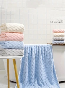2pcs Soft Thick Bath Towel Set, Super Absorbent & Quick Dry, Suitable For Men & Women, Ideal For Fitness, Sports, Travel & Bathroom, Great Gift For Girlfriend, Valentine's Day & Thanksgiving - Multicolor - View 8