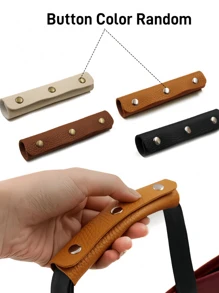 2PCS/1PC PU Leather Bag Handle Luggage Grip Protector Cover Anti-Stroke Suitcase Tote Shoulder Strap Chains Bags Handle Wrap Accessories