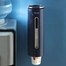 Disposable Cup Holder Automatic Cup Dispenser, Wall-Mounted Drink Cups Organizer For Homes, No Drilling Required