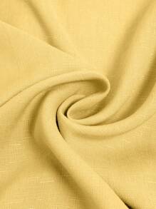 Women's Spring/Summer Break Casual Solid Color Double-Layer Ruffle Edge Design Button Pocket Shirt Old Money Style Comfortable And Breathable High-Quality Ruffled Design Shirt Oversized Fashion Hundred Wear Solid Color Frill Trim Design Vintage Wooden Button Special Design Dignified And Elegant Blouse