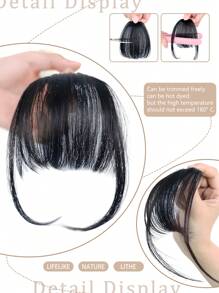 360° Cover Clip In Bangs Hair Fake Bangs Clip In Hair Extensions For Women Hair Bangs Clip In For Daily Use