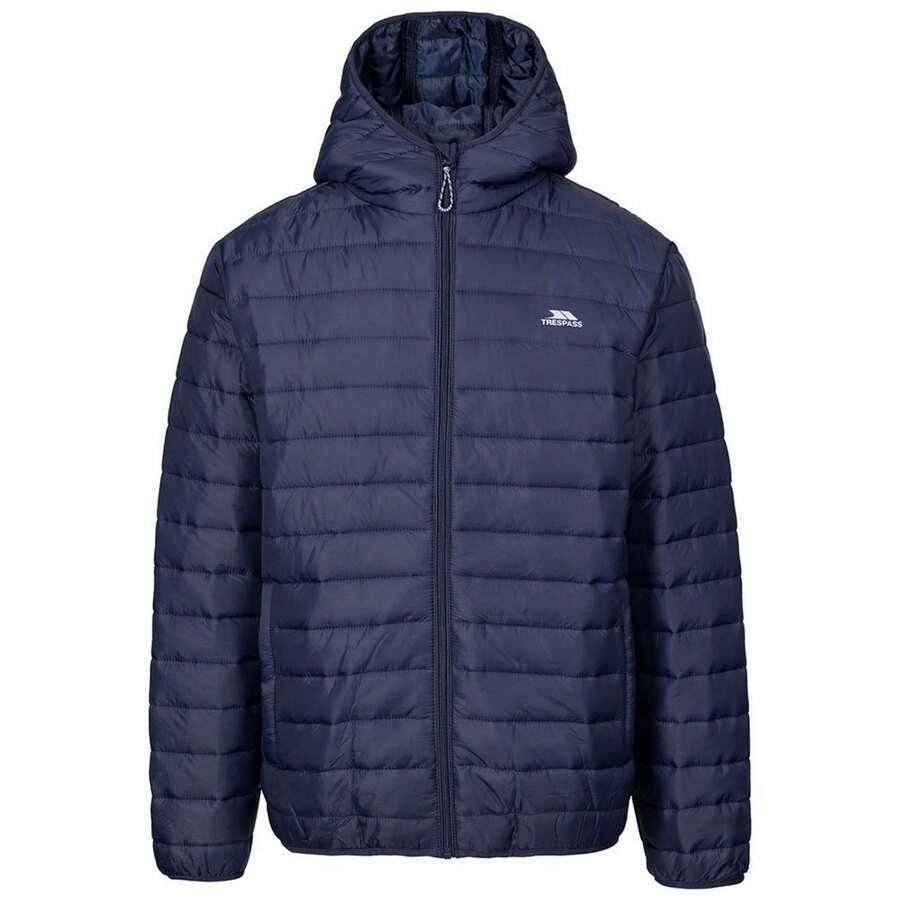Trespass Mens Kelmarsh Padded Jacket (Navy) - Blue - View 1