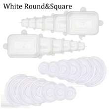 Stretchable Silicone Kitchen Lid, 6-Piece Accessory, Reusable, Airtight, For Food Packaging, Keeps Food Fresh - Random - View 7