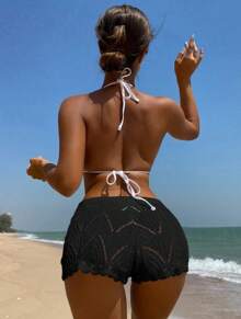 Women Shorts - Black - View 5