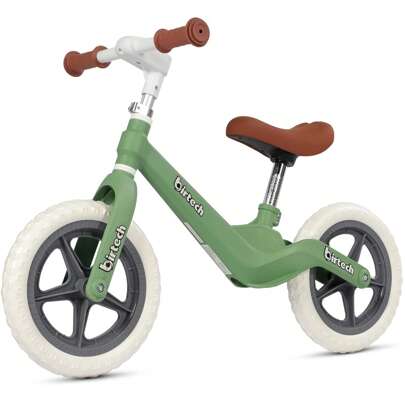 12" Balance Bike For Kids, Lightweight No Pedal Walking Balance Bike With Nylon Frame And Flat-Free Tires, Adjustable Training Bike For Age 2-To 5