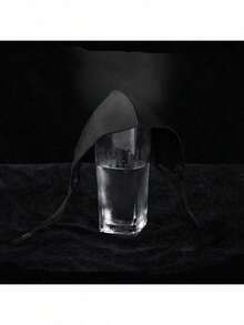 1pc Adjustable Anti-Dust & UV Protection 3D Ice Silk Face Mask For Adults - Black - Non-adjustable - View 4