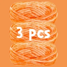 3 Packs 300g (100g*3) High Quality Velvet Chenille Yarn, Soft & Fine Texture, Skin-Friendly & Warm, Non-Shedding, Suitable For Knitting Sweaters, Coats, Slippers, Hats And DIY Handicrafts - 3-pc - View 5