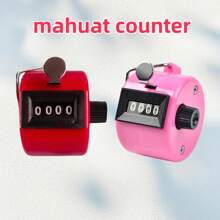 Mini Handheld Mechanical Tally Counter, Metal Manual Counting Device, Finger Counter, Suitable For Various Data Statistics, Meeting Attendance Counting, Traffic Flow, Flight Passenger Count, Laboratory Analysis, Inventory, And More - Mini - View 2