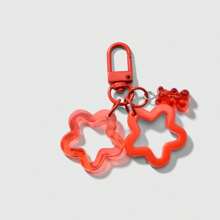 1pc Fashionable Cute Resin Dopamine Star & Heart Shaped Keychain Versatile Accessories Suitable For Women Ideal Gift For Holidays Summer - Multicolor - View 17