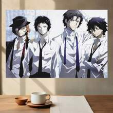 Framed Anime Posters B.Ungo S.Tray Dogs Poster Manga Pictures For Bedroom Wall Decor Canvas Art Poster And Wall Art Picture Print Modern Family Bedroom Decor Posters - 框架 - 查看 1