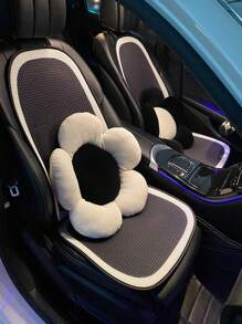 1 件通用汽车座垫 - 透气冰丝座垫，适合所有季节，非常适合夏季和后座使用。