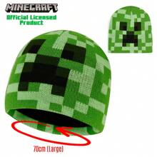 Minecraft Beanie Hat Fluffy Bucket And Gloves Set Creeper Winter Warm Gaming Gift - Green - View 4