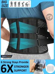 Đai hỗ trợ bụng thoáng khí Đai lưng nén cố định eo Đai tập luyện hỗ trợ cực tốt có thể điều chỉnh cho nam và nữ Dễ dàng đeo Phụ kiện tập gym - màu đen - Xem 11