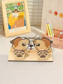 1pc Creative Animals Shaped Sunglass Storage Rack,Detachable Wooden Desktop Eyeglass Display Stand,Animal Design Eyeglass Organizer Stand,Dressing Table Glasses Holder. - Animal - View 5